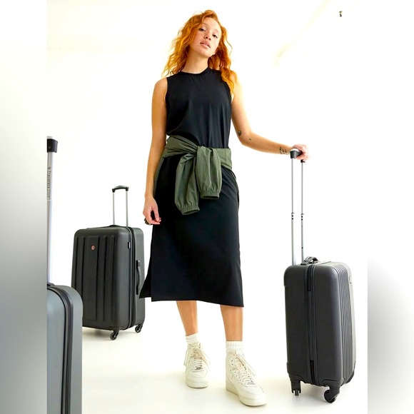 45. Hyba 2X Black Sleeveless Sheath Dress NWOT - Picture 2 of 13